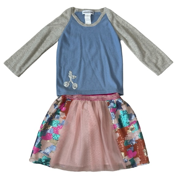 Sonia Rykiel Cashmere Girls Sweater - Picture 10 of 10